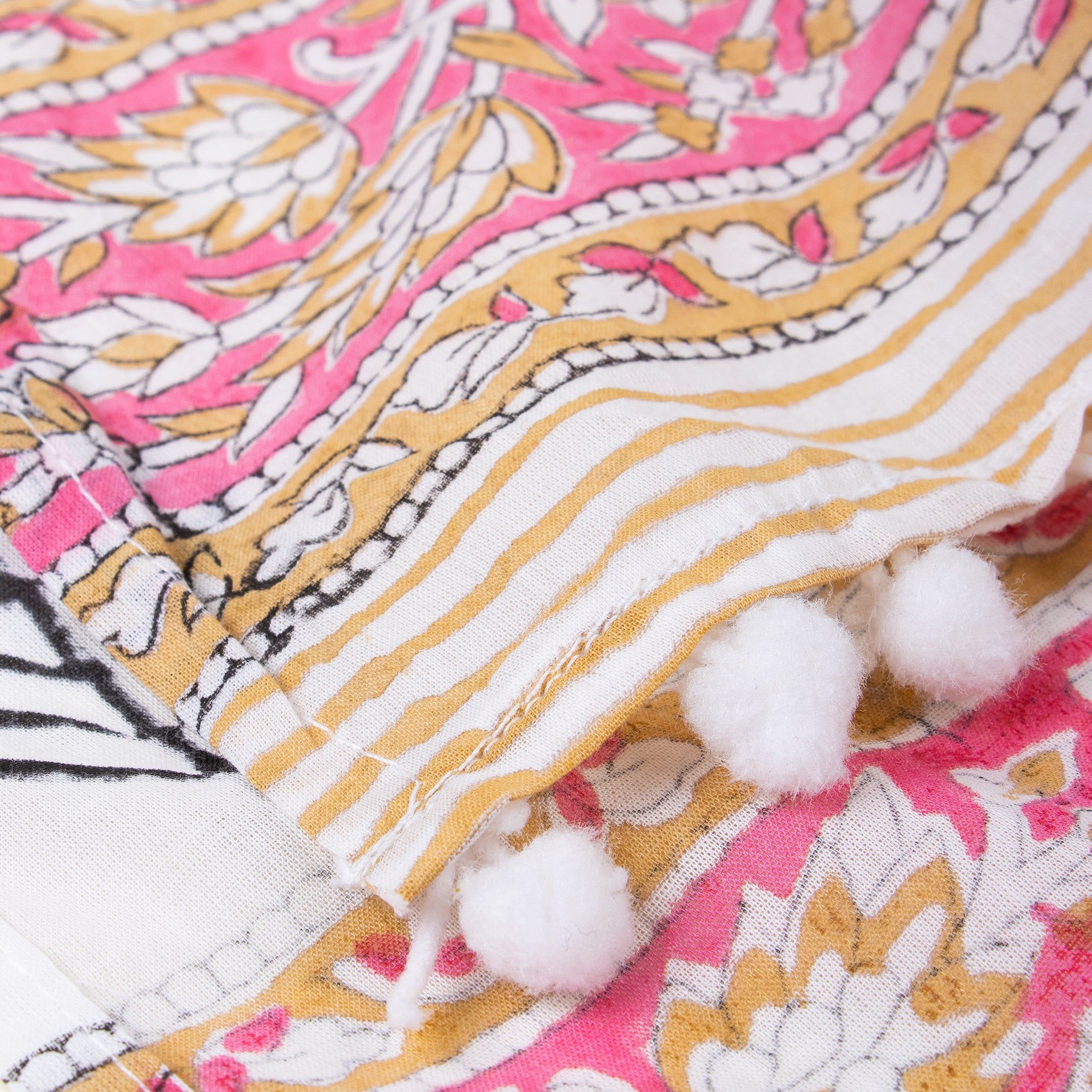 Stylish Handmade Block Print Stole For Women